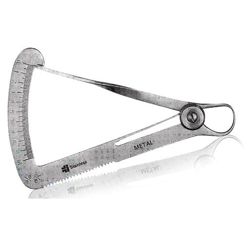 J&J Instruments Iwanson Spring Caliper with Blunt Ends for Wax, 0-10 mm, 06-840 thumbnail 2