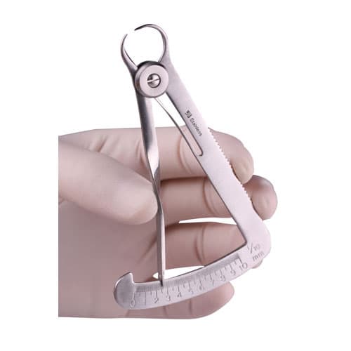 J&J Instruments Iwanson Spring Caliper, Sharp Pointed Ends for Metal, 0-10 mm, 06-841 thumbnail 2