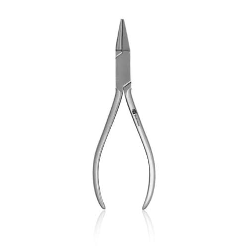 J&J Instruments #140 Bird Beak Long Pliers, Snub Nose, One Round Cone Beak, One Pyramid Beak, 09-140 thumbnail 2