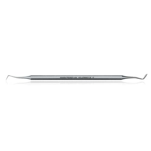 Premier Carver DE Hollenback #3S (1/2), Double-Ended, Standard Octagonal Handle, 1/Pk, 1003058 thumbnail 6
