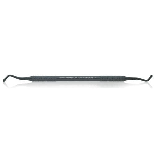 Premier CMI Composite Manipulation Carver, Acorn, Double-End, Round Handle, #21B, Black Anodized Aluminum, 1/Pk, 1003097 thumbnail 6
