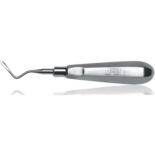 Premier Apical Elevator #1, Pointed, Single-End, Large Stainless Steel Handle, 1/Pk, 1003357 thumbnail 5