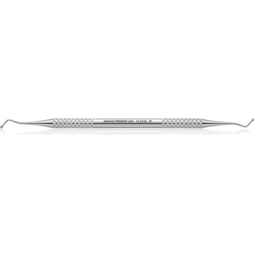 Premier Excavator, Double-End, #14 (C19), Octagonal Handle, 1.7 mm, 1/Pk, 1003424 thumbnail 4