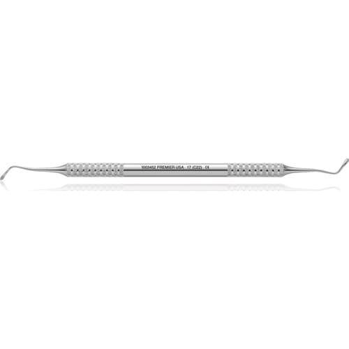 Premier Excavator, Double-End, #17 (C22), Octagonal Handle, 1.6 mm, 1/Pk, 1003427 thumbnail 5