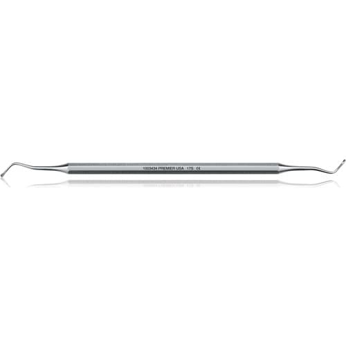 Premier Dental Products Excavator DE #17S, Double-End, Octagonal Handle thumbnail 3