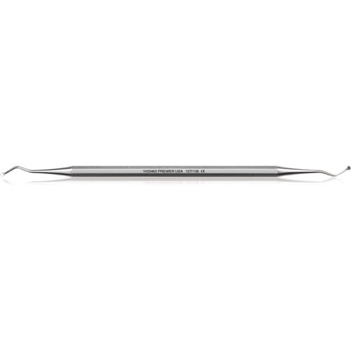 Premier Dental Excavator OCT DE #127/128, Double-Ended, Octagonal Handle, 1003463 thumbnail 4