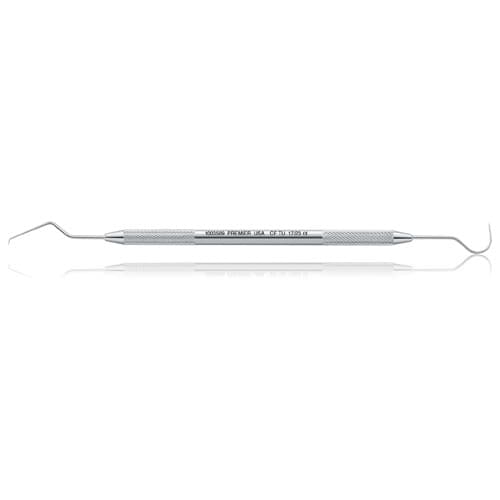 Premier Dental Products Cavity Finder DE TU 17/23 Double-End Explorer, Round Handle, Stainless Steel, Each thumbnail 4