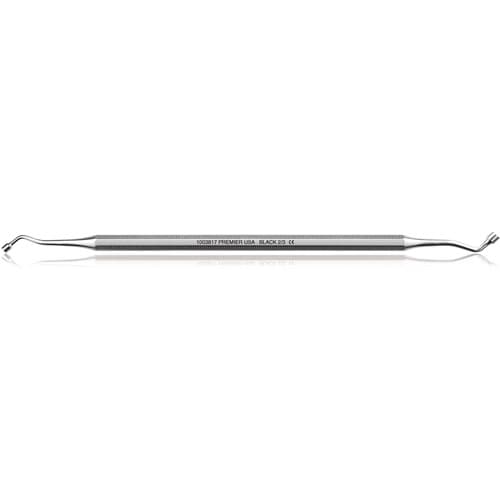 Premier Dental Products Condensers/Pluggers #2/3, Black, Double End, Serrated, Octagon Handle thumbnail 3