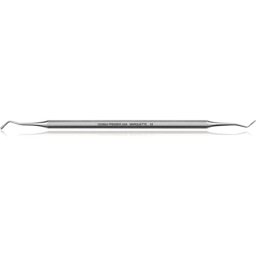 Premier Dental Marquette Serrated Double-Ended Amalgam Plugger/Condenser, #2, 1.1mm/1.4mm Tips, Octagonal Handle, 1003783 thumbnail 5