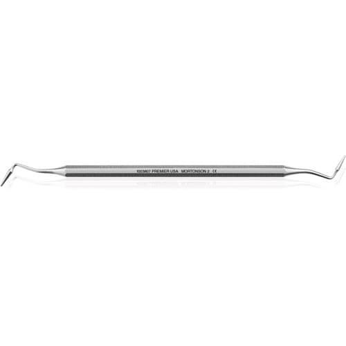 Premier Dental Products Mortonson #2 Smooth Double End Plugger/Condenser, Octagon Handle, 1003807 thumbnail 3