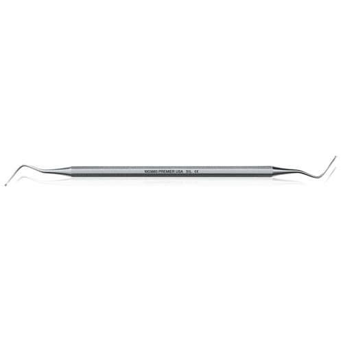 Premier Dental Products #31L Endodontic Excavator, Double-End, Octagonal Handle, Stainless Steel, 1.2mm Tip thumbnail 4