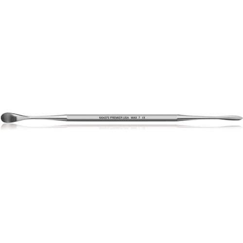 Premier #7 Double-End Wax Spatula, Stainless Steel, Octagonal Handle, 1/Pk, 1004375 thumbnail 6