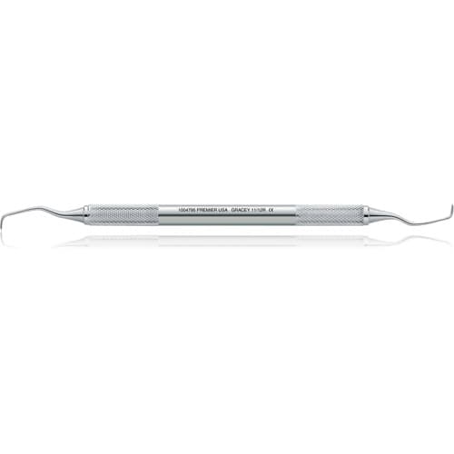 Premier Light Touch Gracey #11/12R Rigid Round Handle Curette, Double-Ended Scaler, 5/16" Diameter, 21g, Each, #1004795 thumbnail 2