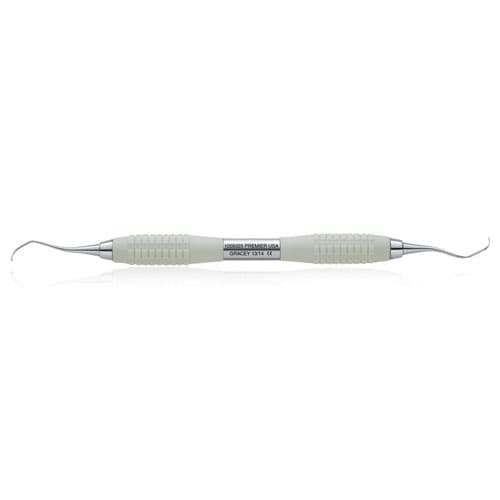 Premier Big Easy Gracey Curette 13/14, Silicone Gray Handle, #1005025 thumbnail 4