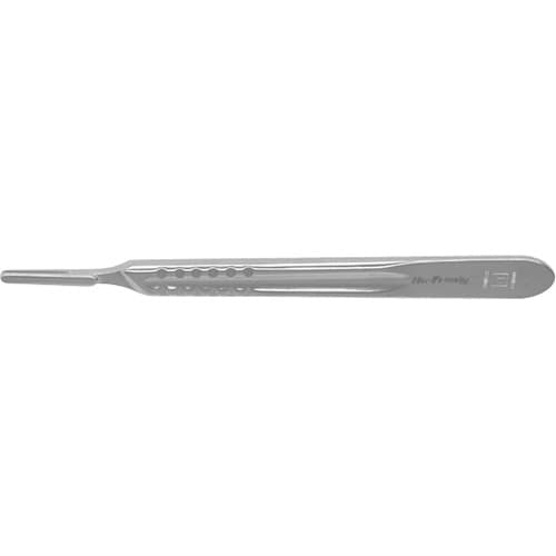 Hu-Friedy Scalpel Handle #4, Stainless Steel, 5.3" Length, 10-100-04 thumbnail 3