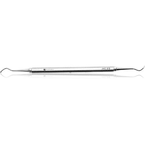 J&J Instruments #2/3 Jacquette Sickle Scaler, Double End, Standard Octagonal Handle, Stainless Steel, 1/Pkg, 11-605 thumbnail 2