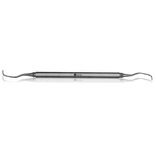 J&J Instruments Gracey Curette #13/14, Standard Handle, Double End, Hexagonal, Straight Taper, 11-695 thumbnail 2