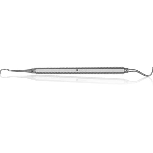 J&J Instruments Sickle Scaler #15/30 Towner, Double End, Standard Octagonal Handle, Stainless Steel, 11-708 thumbnail 2