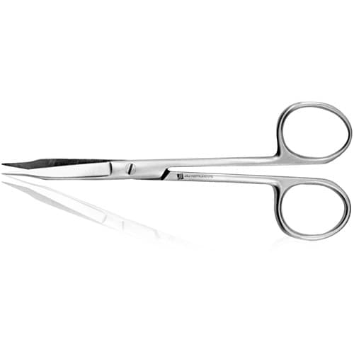 Goldman-Fox Scissors Curved Serrated, 5 in, Stainless Steel, Each, 12-125 thumbnail 2