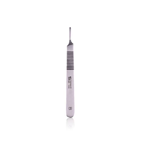 J&J Instruments Scalpel Handle #3, Stainless Steel, For Blades 10/11/12/12B/15/15C, 19-3000 thumbnail 4