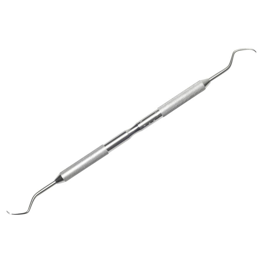 StarDental Columbia Curette Double End #4R/4L, Standard Handle, Stainless Steel thumbnail 2