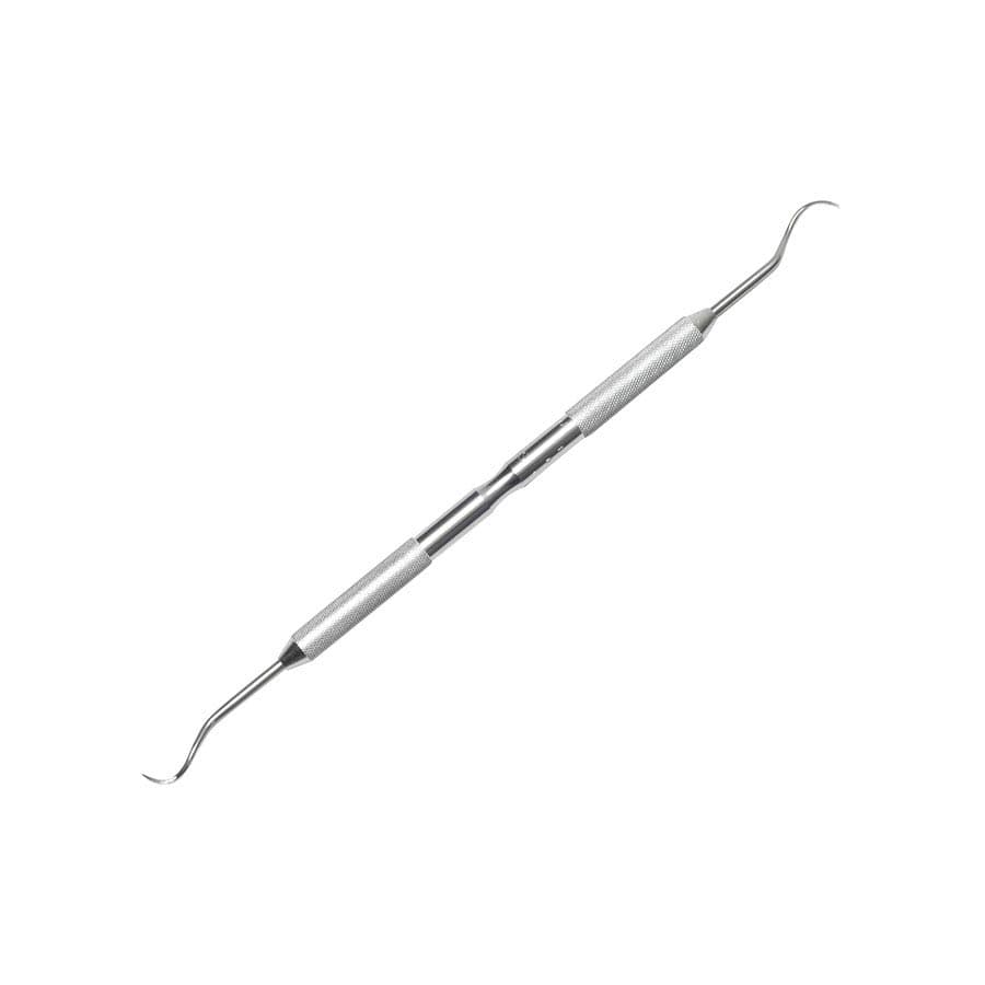 StarDental McCall Curette 17S/18S, Double End, Standard Handle, Stainless Steel - Curettes – #17S/18S McCall, Standard Handle, Double End - Curettes – #17S/18S McCall, Standard Handle, Double End - Image 1