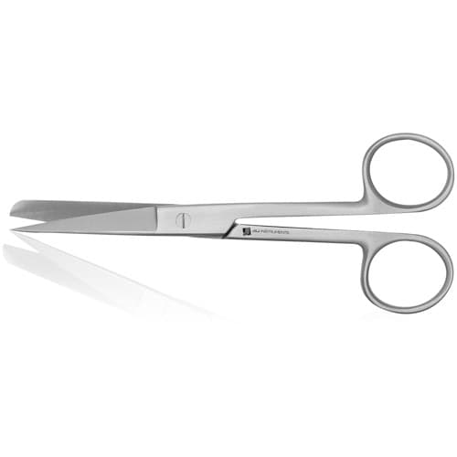 J&J Instruments Operating Scissors, 5.5" Straight, Stainless Steel, 22-1100 thumbnail 2