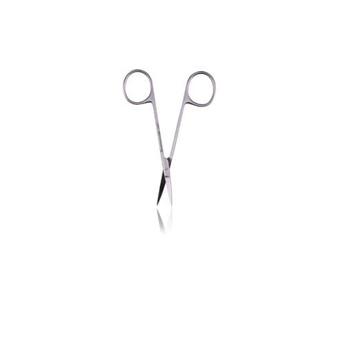 J&J Instruments Iris Scissors, 4.5" Curved, Stainless Steel, 22-1510 thumbnail 4