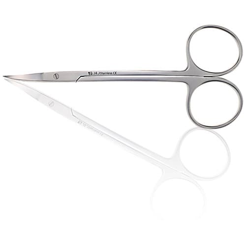 J&J Instruments LaGrange 4.5" Curved Surgical Scissors, Stainless Steel, #14, 22-1540 thumbnail 2