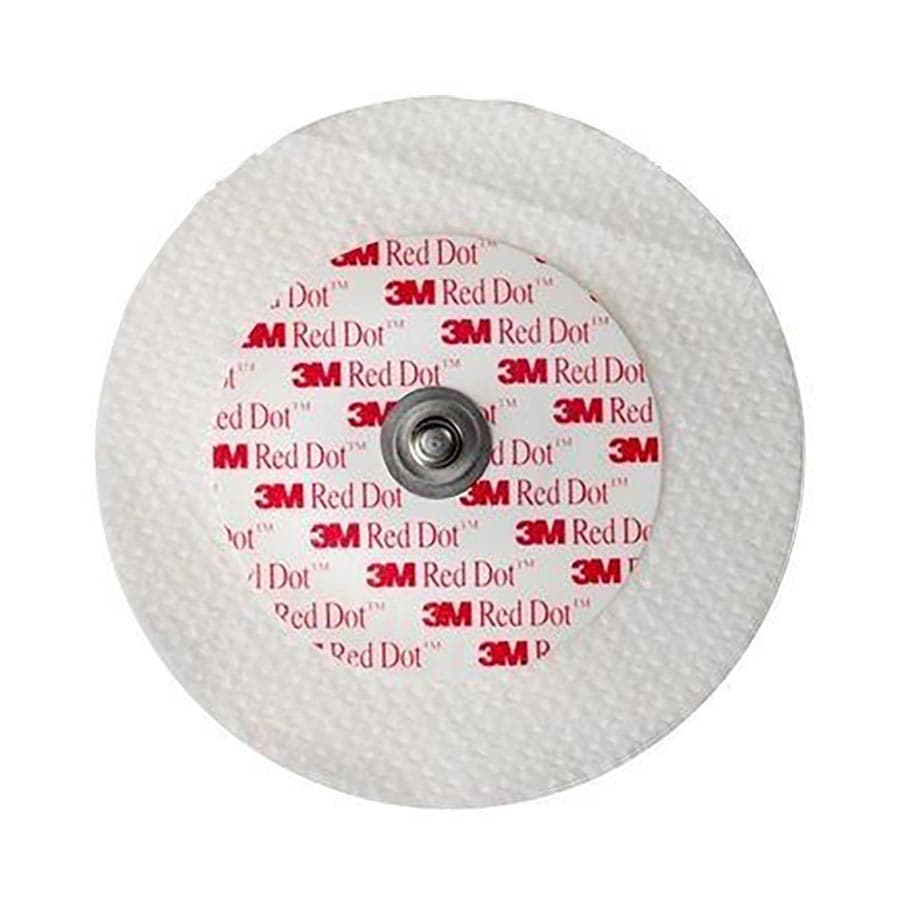 3M Red Dot Soft Cloth Monitoring Electrode, 6 cm, 50/Bag, 2238 thumbnail 3