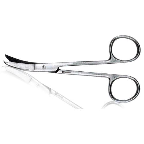 J&J Instruments Northbent Stitch Scissors, 4.75" Curved, Sharp/Blunt Tips, 23-3085 thumbnail 2