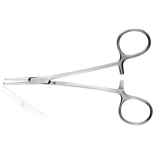 J&J Instruments Mosquito Hemostatic Forceps, 5" Straight with Hook, FCP, 24-1052 thumbnail 2