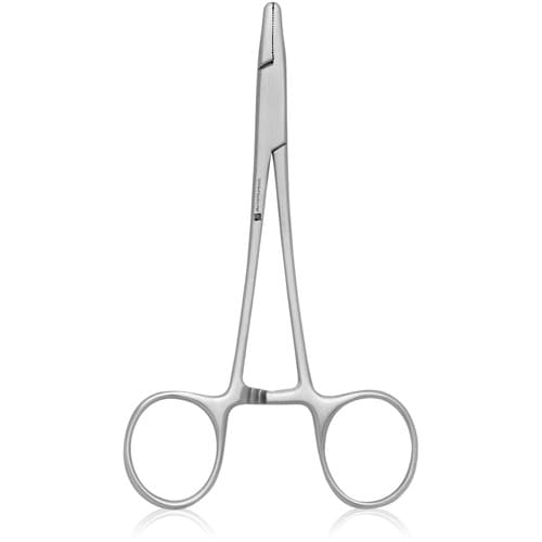 J&J Instruments Collier Needle Holder, 5" Fenestrated Jaws, 25-7100 thumbnail 2