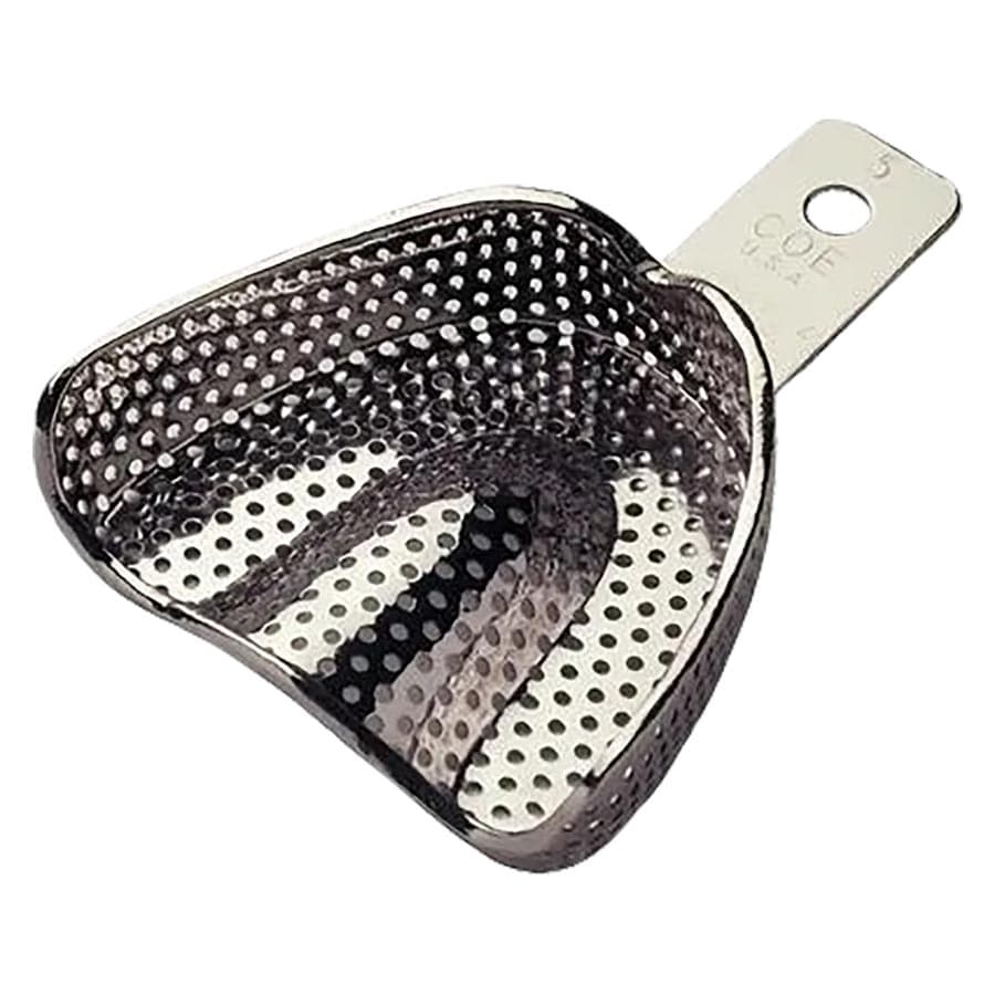 COE Nickel-Plated Perforated Metal Impression Tray, #3 Medium/Large Upper, 1/Pk, 260031 thumbnail 10