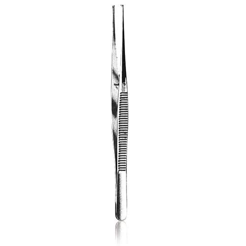 US Elite Semkin Tissue Forceps, 1x2 Teeth, 6", 31402 - US Elite - Tissue & Dressing Forceps - Image 1
