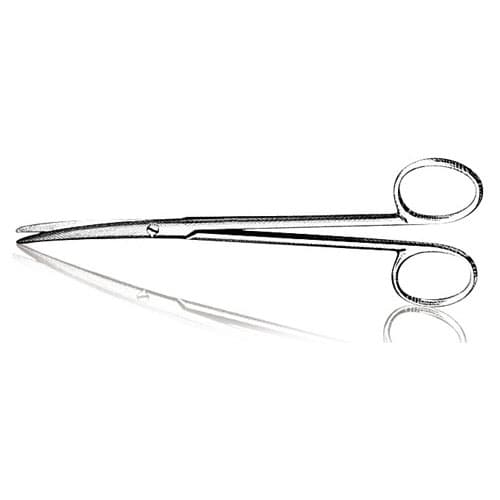 US Elite Gum & Surgical Scissors, Metz Blunt Curve, 5.5 inches - US Elite - Gum & Surgical Scissors - Image 1