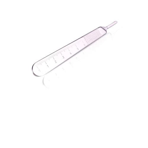 Miltex-Integra #3 Scalpel Handle, Stainless Steel, 4-7/8" (125mm), Fits Blades #10-15C, Graduated in mm/cm thumbnail 5