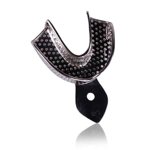 US Elite Stainless Steel Perforated Impression Tray, Lower #3, Medium - US Elite - Stainless Steel Perforated Impression Trays - Image 1