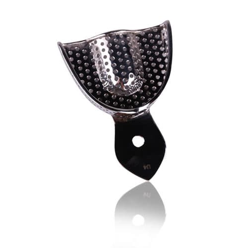 US Elite Stainless Steel Perforated Impression Tray, Upper #4, Small - US Elite - Stainless Steel Perforated Impression Trays - Image 1