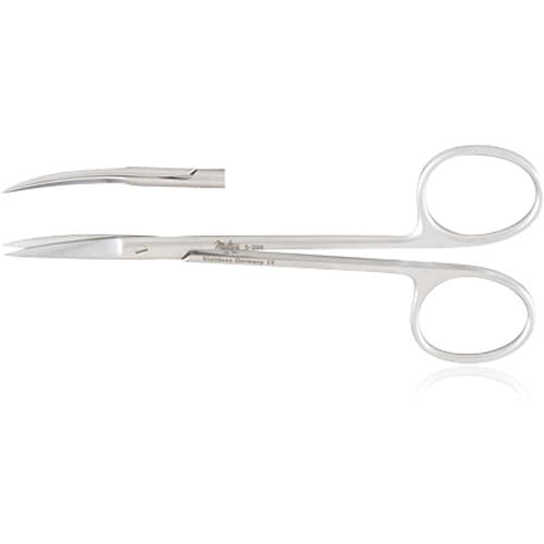 Miltex Iris Surgical Scissors, 4-1/2" Curved, Stainless Steel, Sharp/Sharp, Model 5-306 thumbnail 8