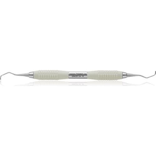 Premier Big Easy Ultralite Gracey Curette 3/4, Double End, Purple, Silicone Round Handle, #05603 thumbnail 4