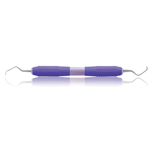 Premier Big Easy Ultralite Gracey Curette 9/10, Double End, Purple, Silicone Handle, #05609 thumbnail 4