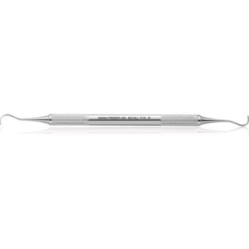 Premier Big Easy Ultralite McCall 17/18 Double-Ended Curette, Silicone Grip, 1/2" Diameter, 16g, Purple, 1/Pkg, 05637 thumbnail 3
