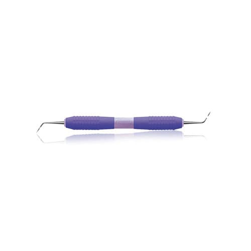 Big Easy® Ultralite™ Sickle Scaler, #NV2 Posterior, Double End, Purple Silicone Handle, 05691 thumbnail 5