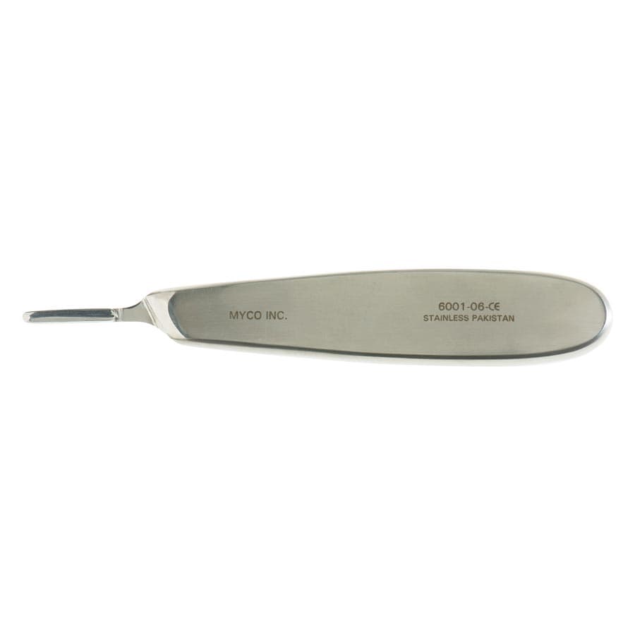 Myco Medical Stainless Steel Surgical Blade Handle #6, 6001-06 - Handle #6 Stainless Steel - Image 1