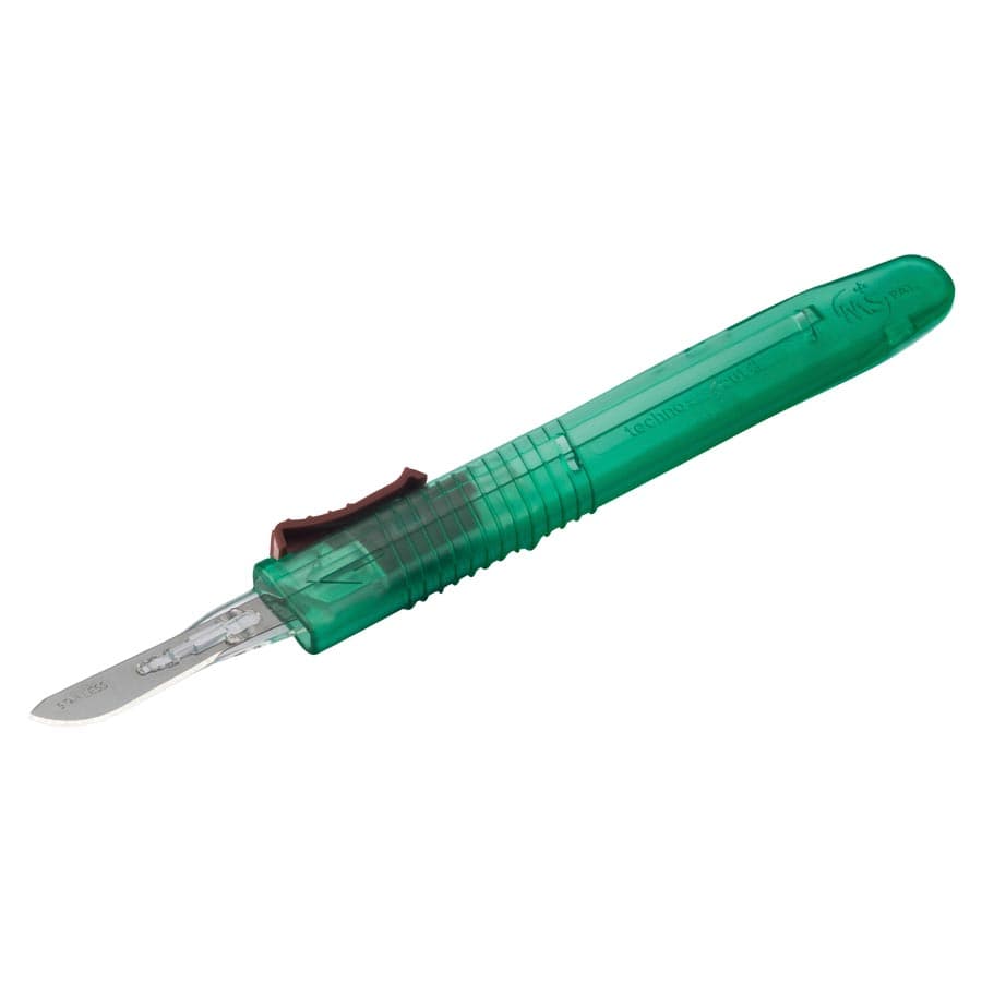 Technocut Plus Retractable Disposable Safety Scalpel, #10 Stainless Steel Blade, Sterile, 10/Box, 6008TR-10 thumbnail 9