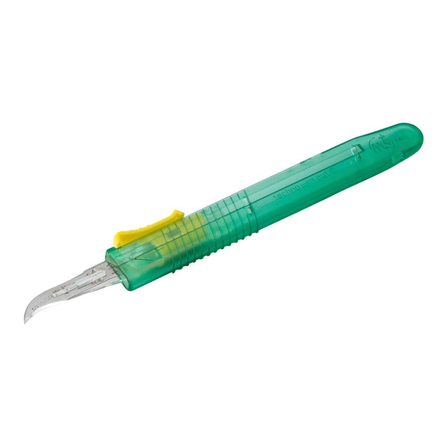 Myco Medical Technocut Plus Retractable Disposable Safety Scalpel, #12 Blade, Sterile, Yellow, 10/Box, 6008TR-12 thumbnail 11