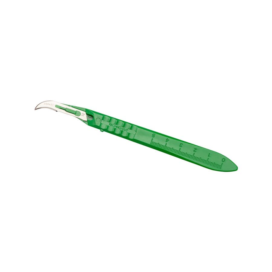 Myco Medical Technocut Disposable Scalpel #12B, Sterile, Stainless Steel, 10/Box, 6008T-12B thumbnail 3