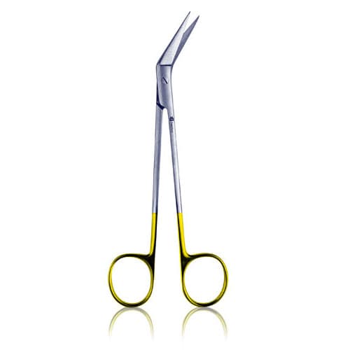 J&J Instruments Carbide Kelly Scissors, 6.25" Angled, 62-195 thumbnail 2