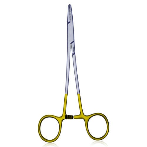 J&J Instruments Mayo-Hegar Needle Holder, 6", Tungsten Carbide Insert, Gator-Grip, 65-6360 thumbnail 2
